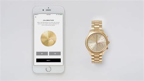 Michael Kors Access Hybrid Smartwatch / Linking With Your Phone